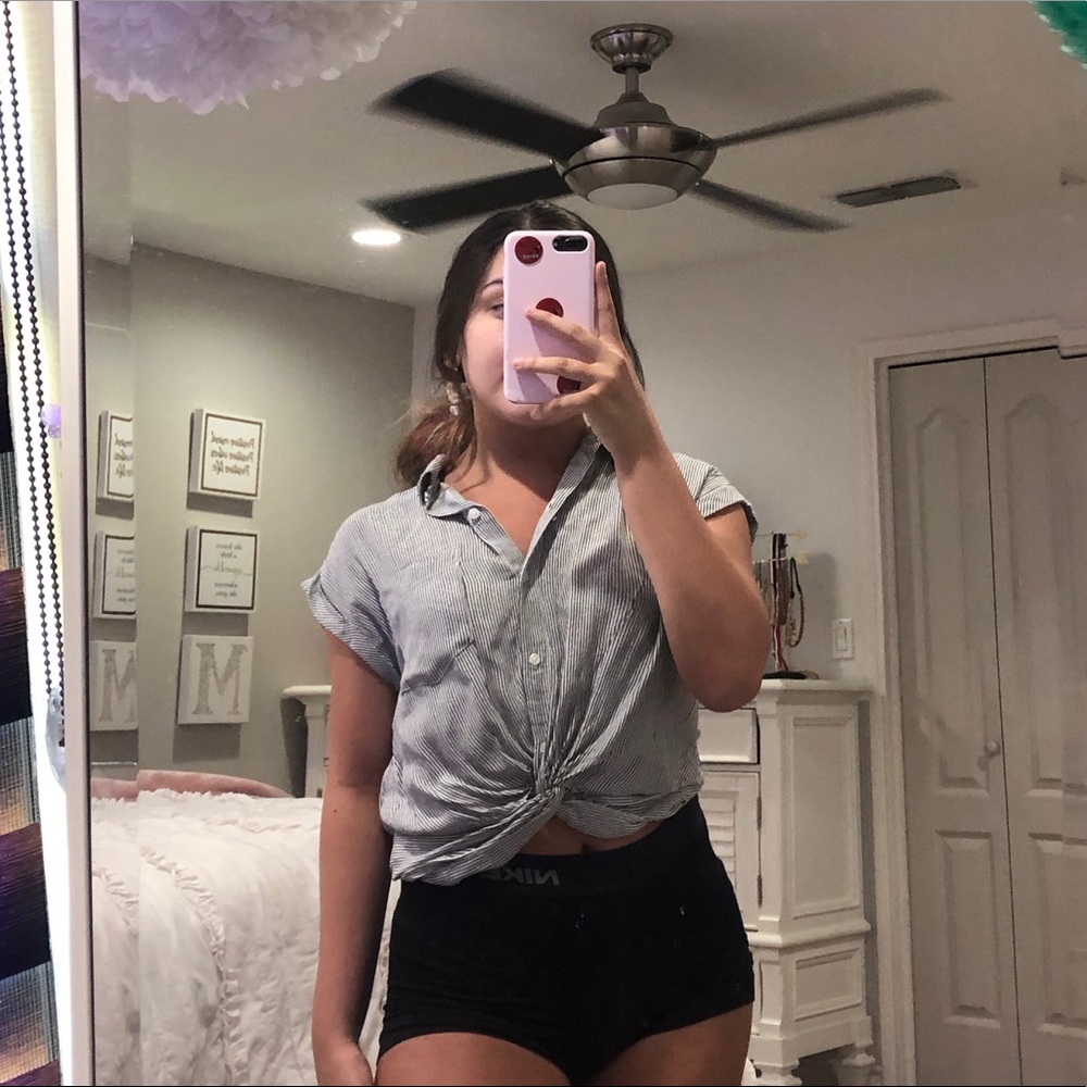 abercrombie striped shirt